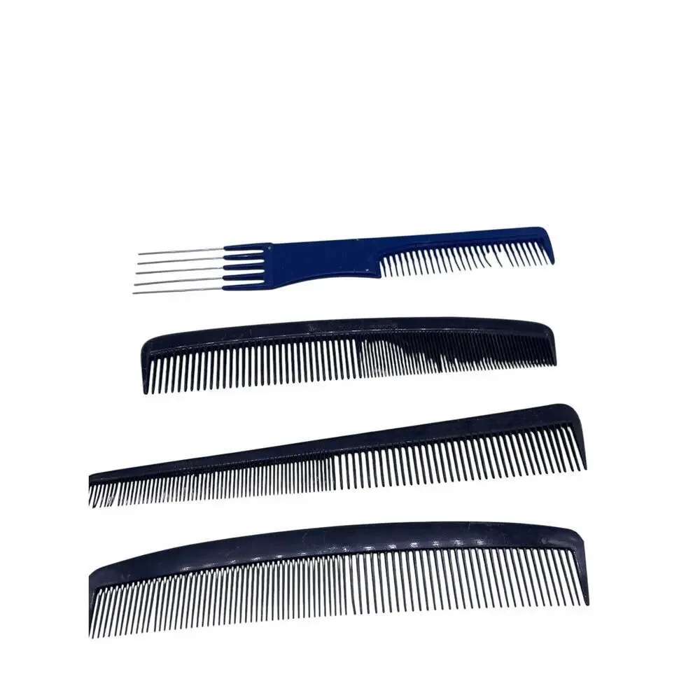Vintage Hair Combs Lot Foster Grant Unbreakable Fold Up Barber Pick End Style 5